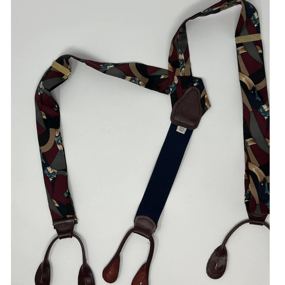 CAS Germany Vintage Silk Suspenders - Picture 5 of 7